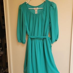 Jade Color  Dress